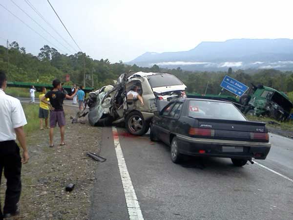 Six Killed In Separate Accidents In Sri Aman