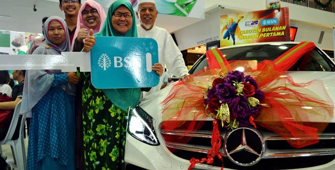 Senior Citizen Wins Mercedes E300 Car At Bsn Ssp Draw