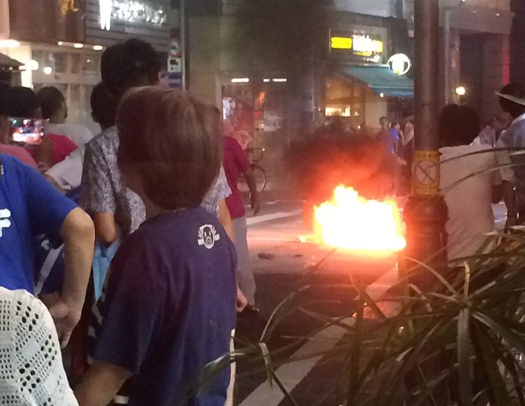 Molotov Cocktail Attack Injures 15 At Tokyo Parade