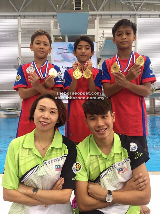 Young divers strike gold in international debut | Borneo Post Online