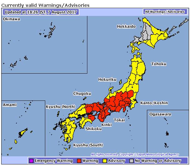 Typhoon Noru Lashes Western Japan Thousands Ordered To Evacuate Borneo Post Online 2674