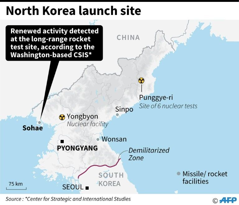 Pyongyang Rebuilding Main Satellite Launch Site Photos Show Borneo Post Online 