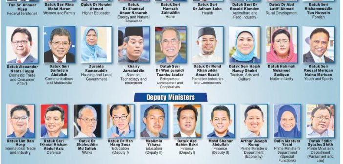 Malaysian Cabinet 2020