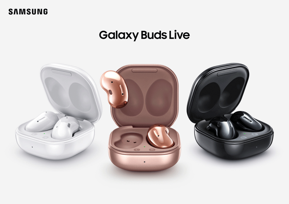 Samsung Galaxy Buds Live designed for comfort and style