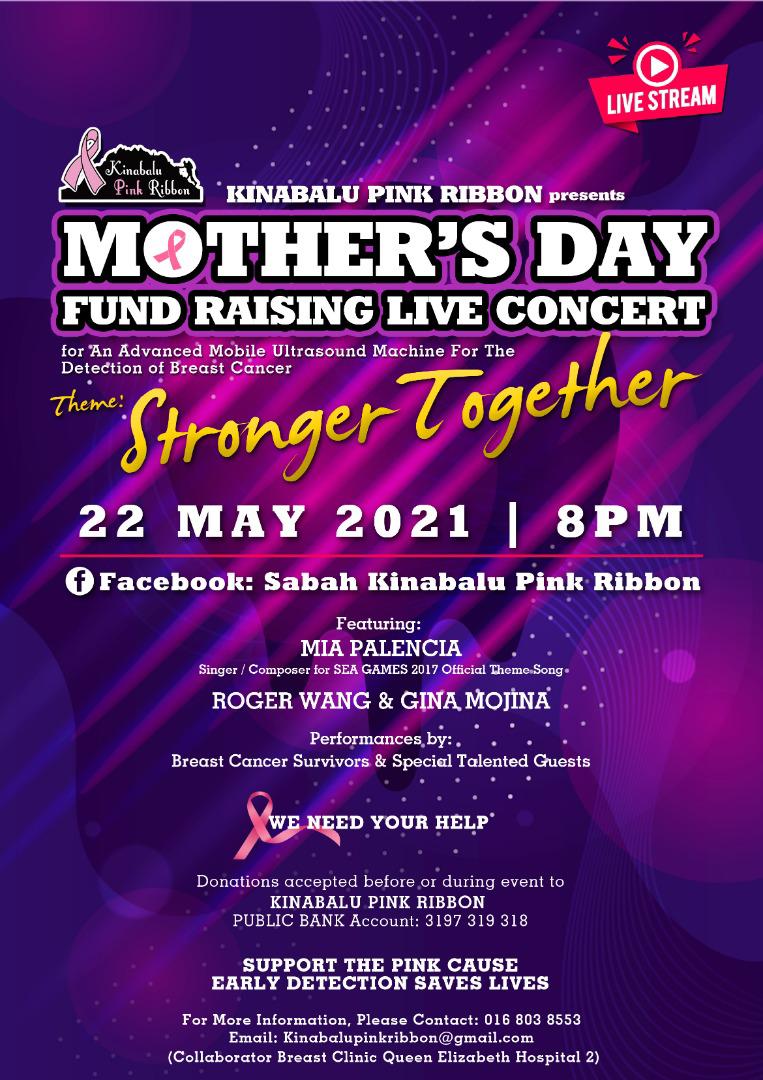 Kinabalu Pink Ribbon Mother S Day Live Concert Tonight