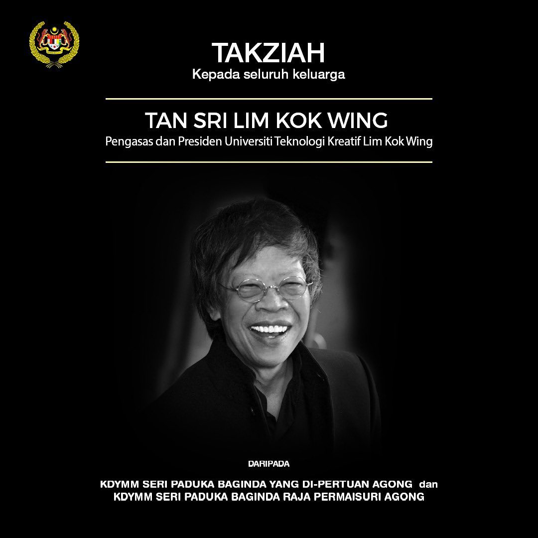 Tan sri lim kok wing passed away