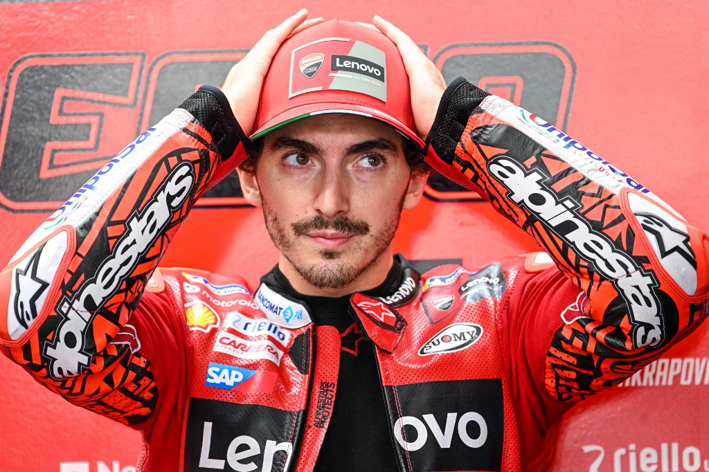 MotoGP leader Bagnaia takes tumble in third Malaysia practice