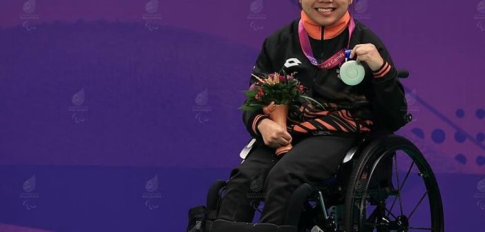 Sarawakian boccia player Angeline wins silver medal at Hangzhou