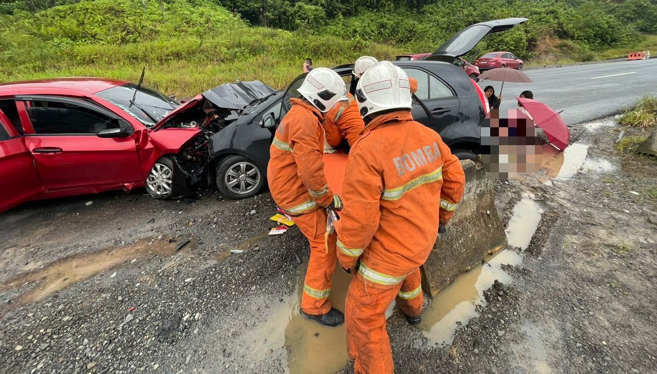 Woman killed, 3 others severely hurt in two-car collision in Tatau