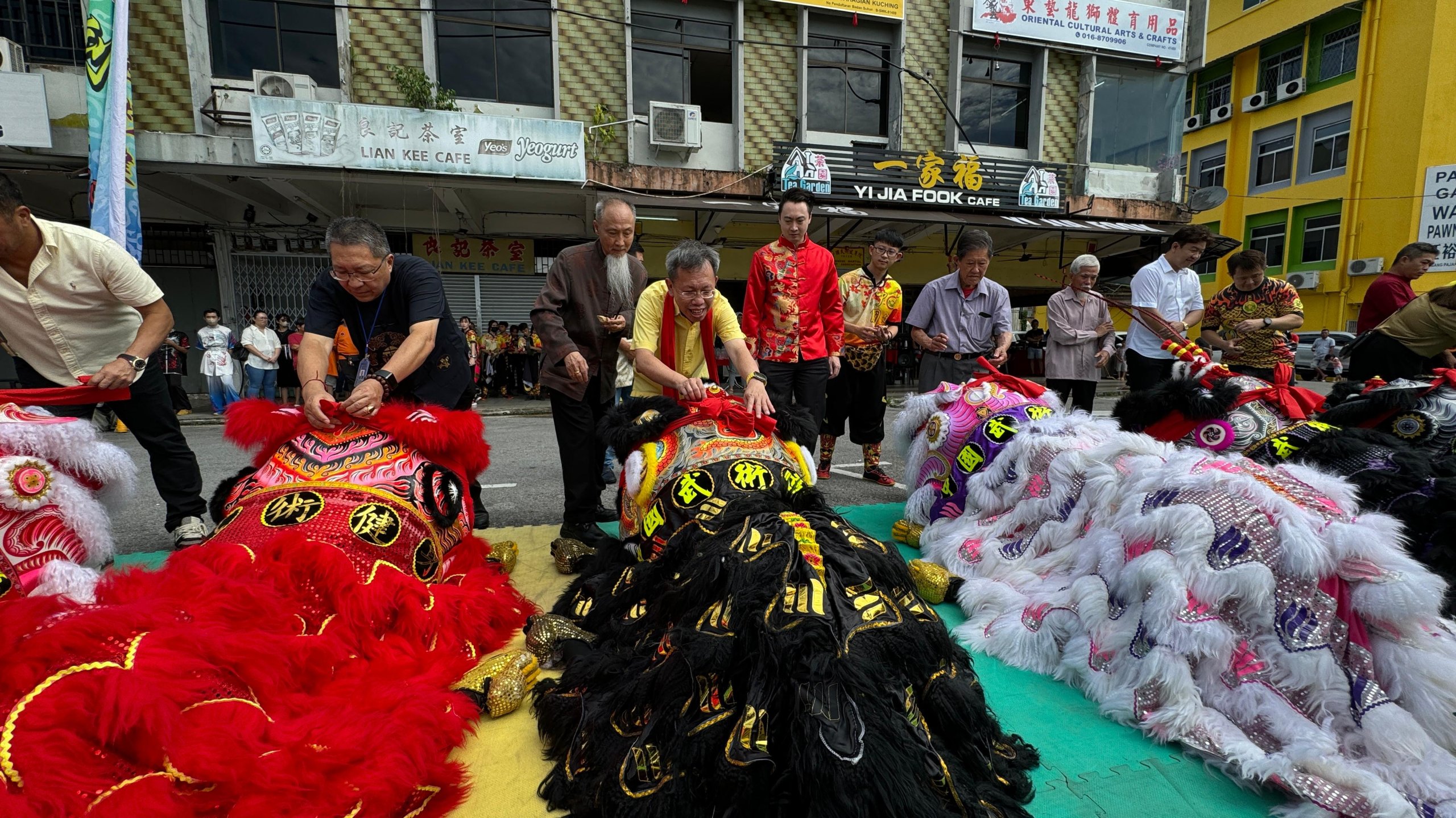 12 lions, two dragons ‘brought to life’ for Lunar New Year