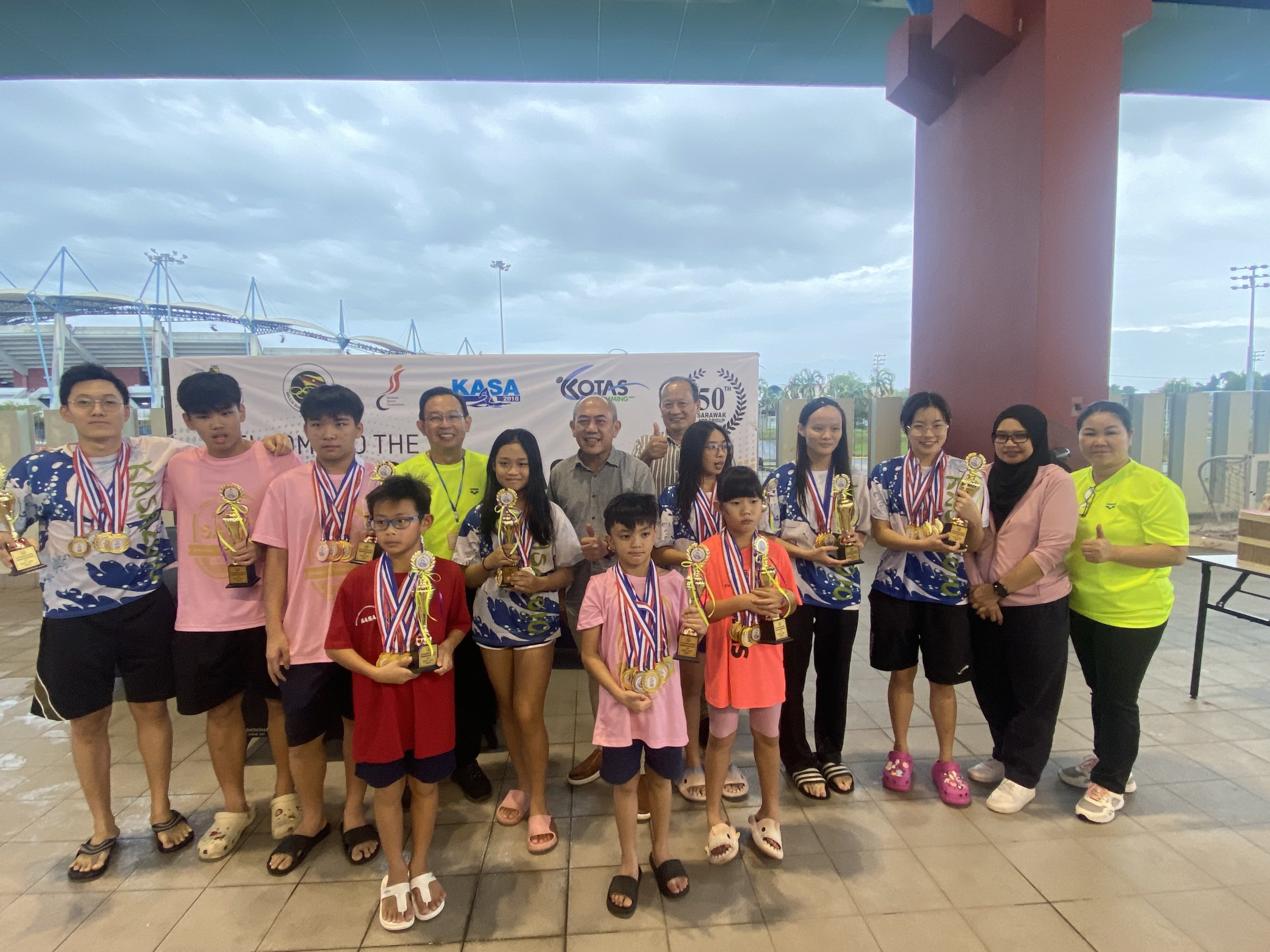 Kuching swimmers emerge state age-group champions