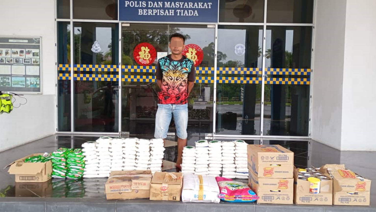 Indonesian caught trying to smuggle controlled items out from Lubok Antu