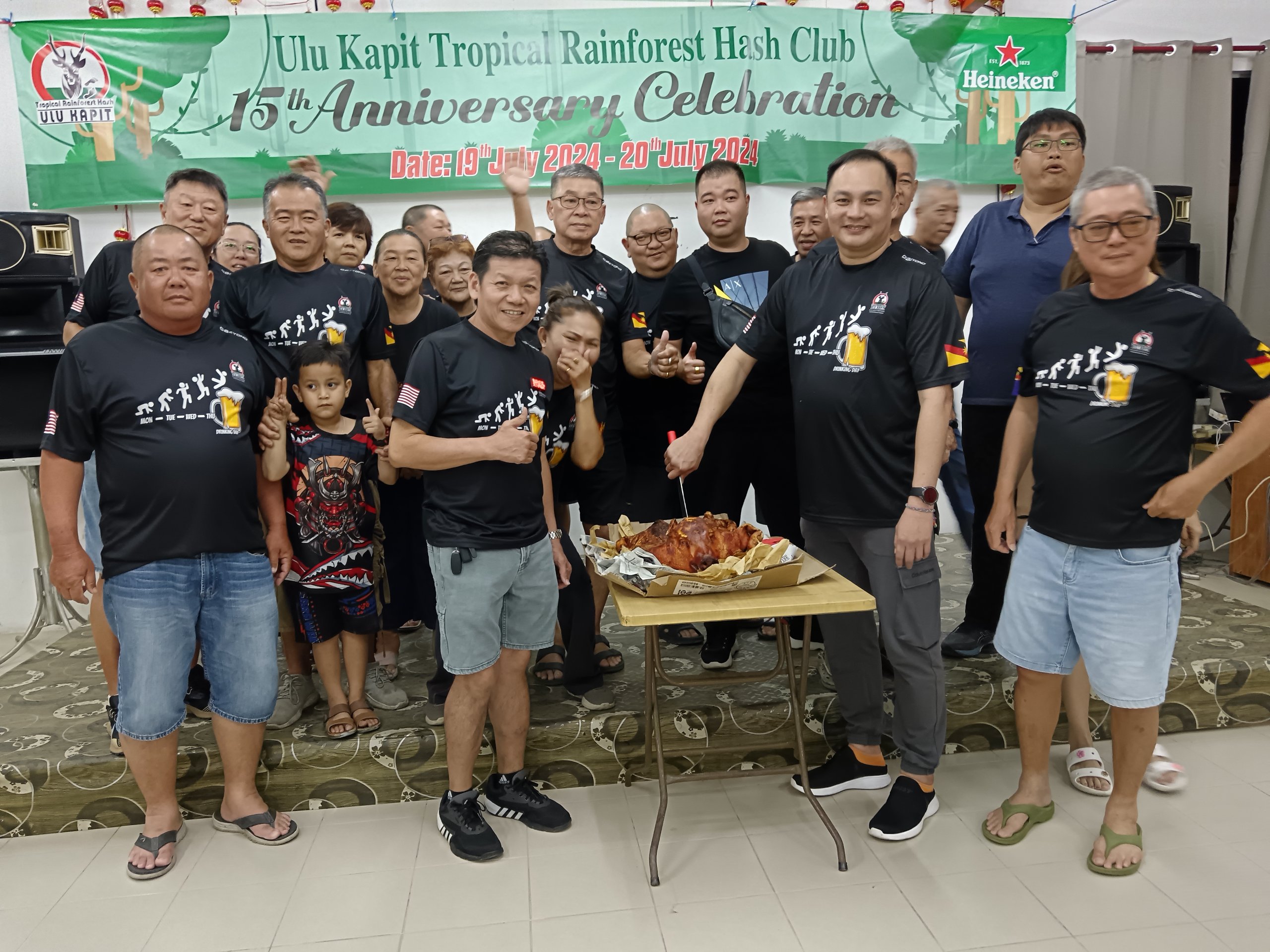 Hashers gather in Kapit to celebrate club’s 15th anniversary